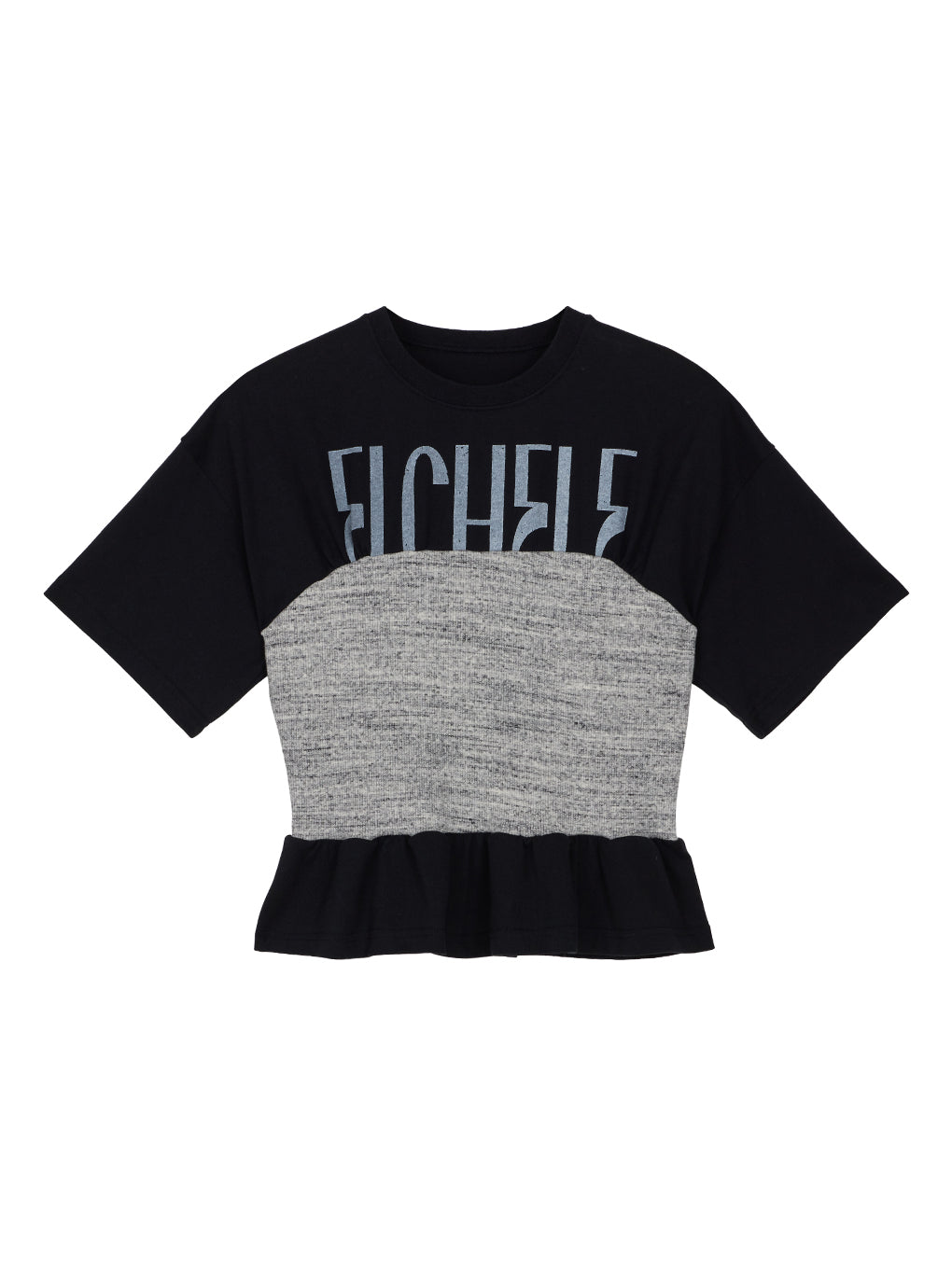 RIB BUSTIER TEE