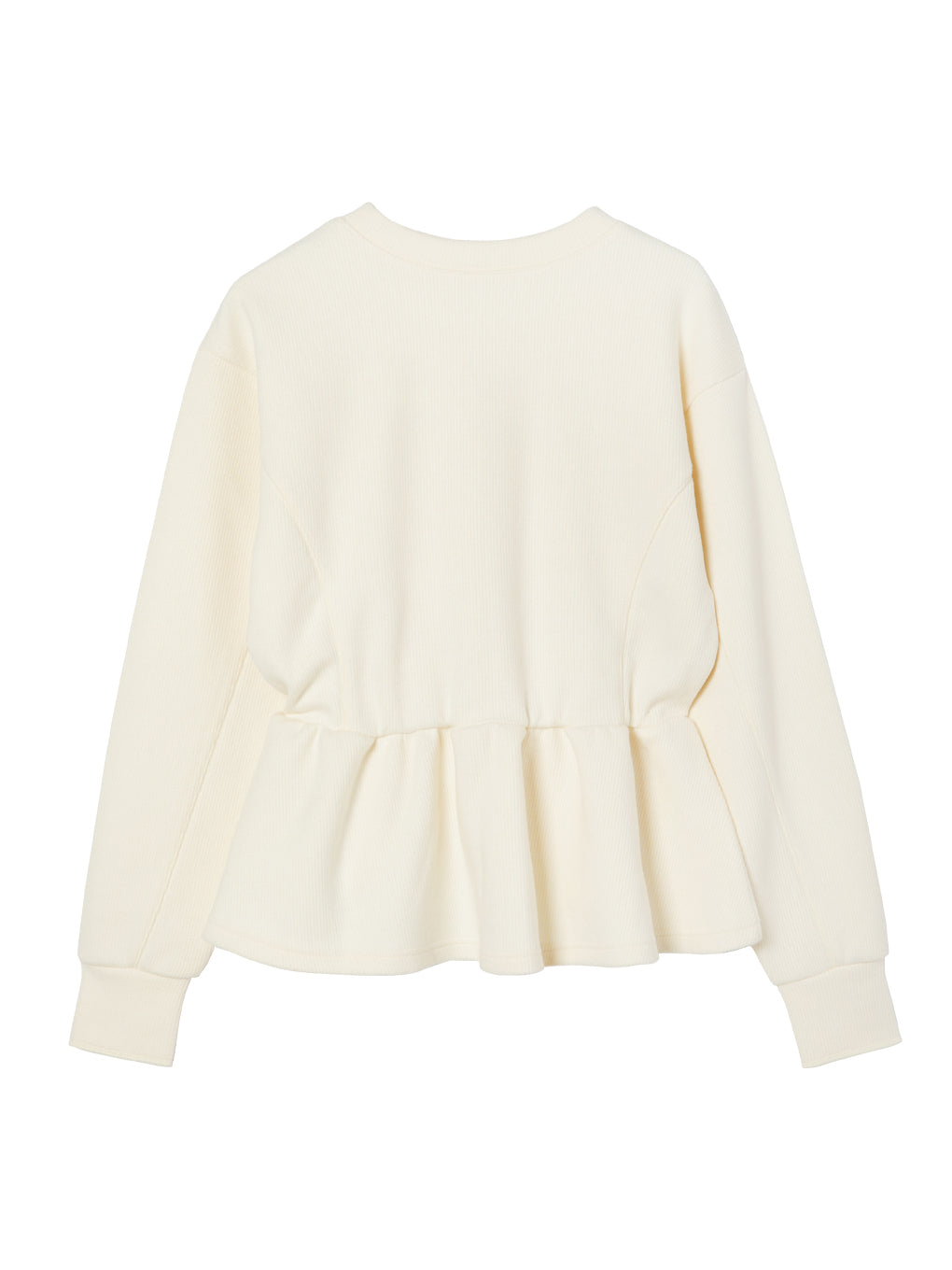 COZY CUTSEW PEPLUM TOP