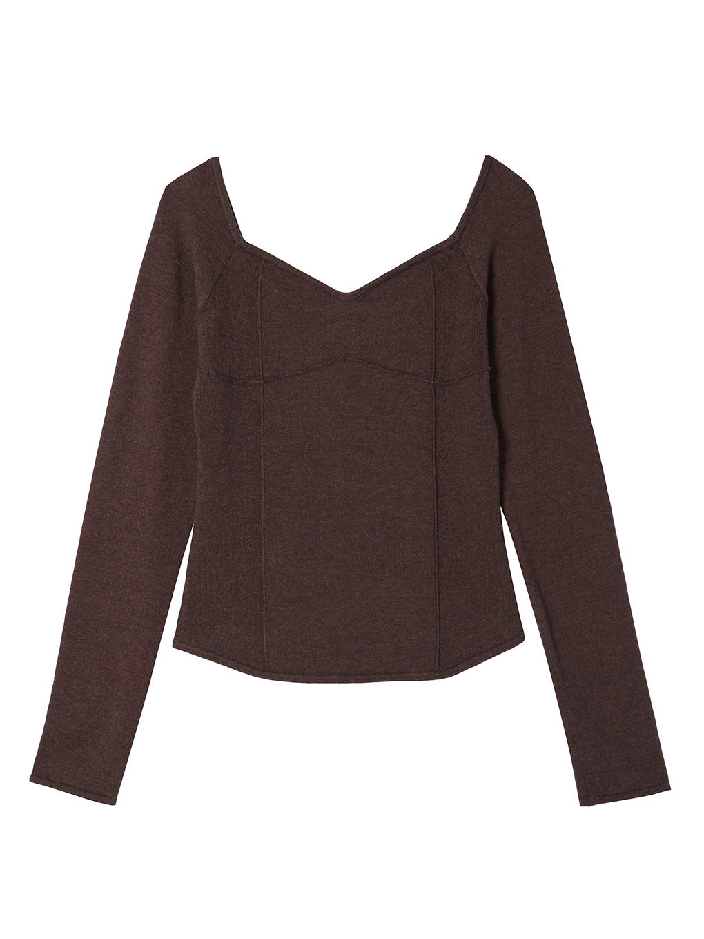WINE GLASS KNIT TOP