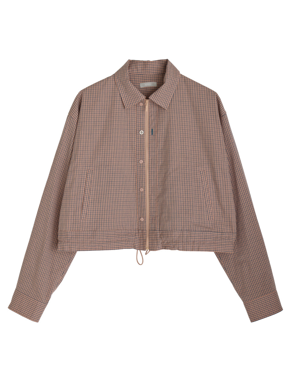 DADDY CHECK ZIP UP SHIRT