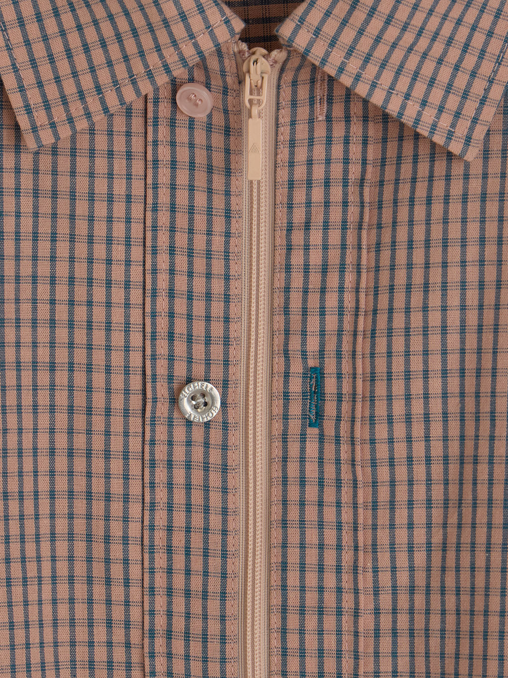 DADDY CHECK ZIP UP SHIRT