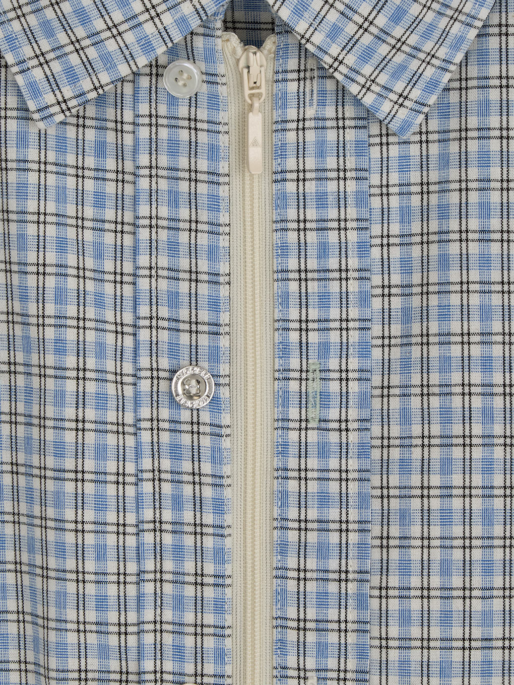 DADDY CHECK ZIP UP SHIRT