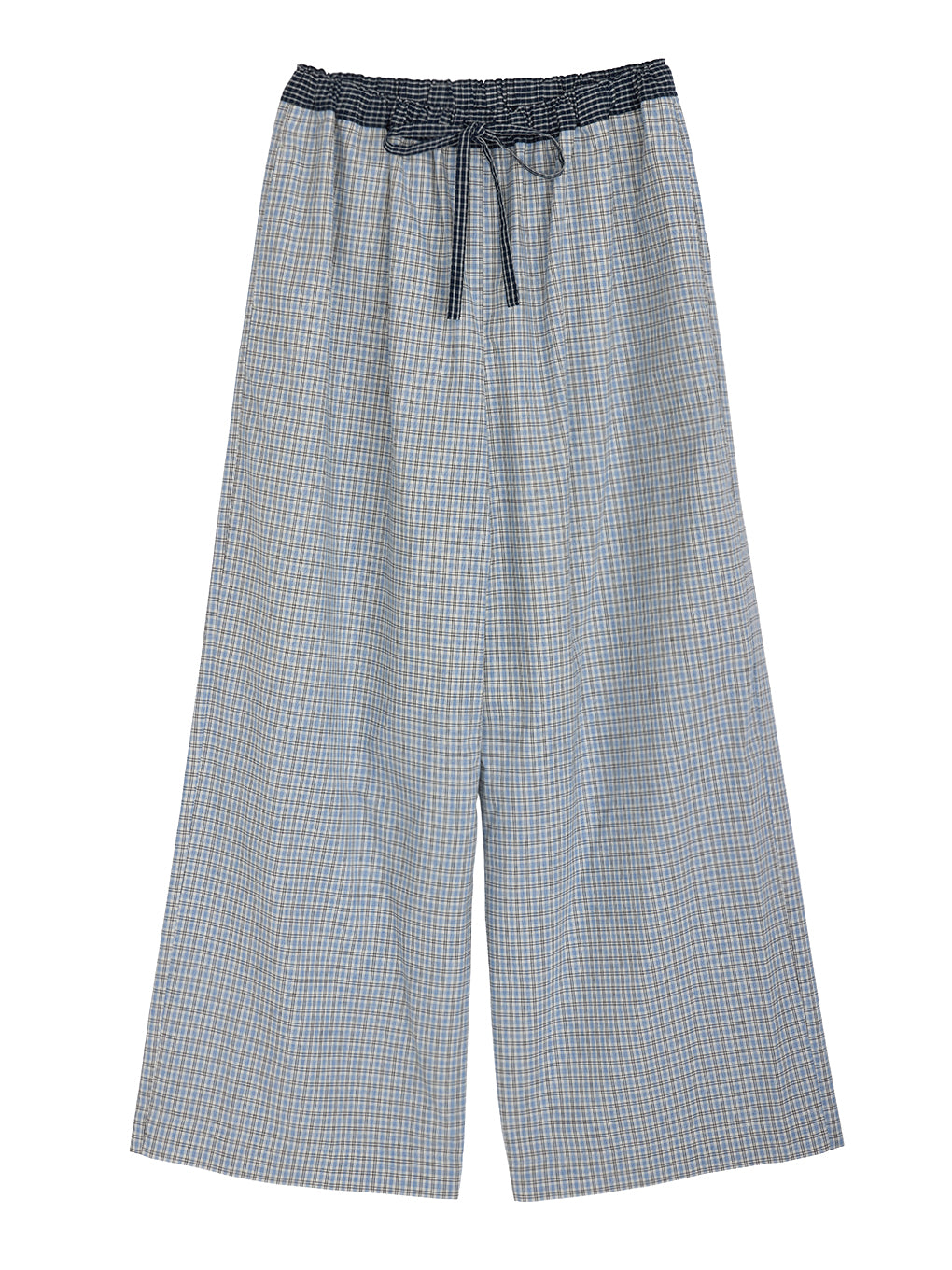 DADDY CHECK WIDE PANTS