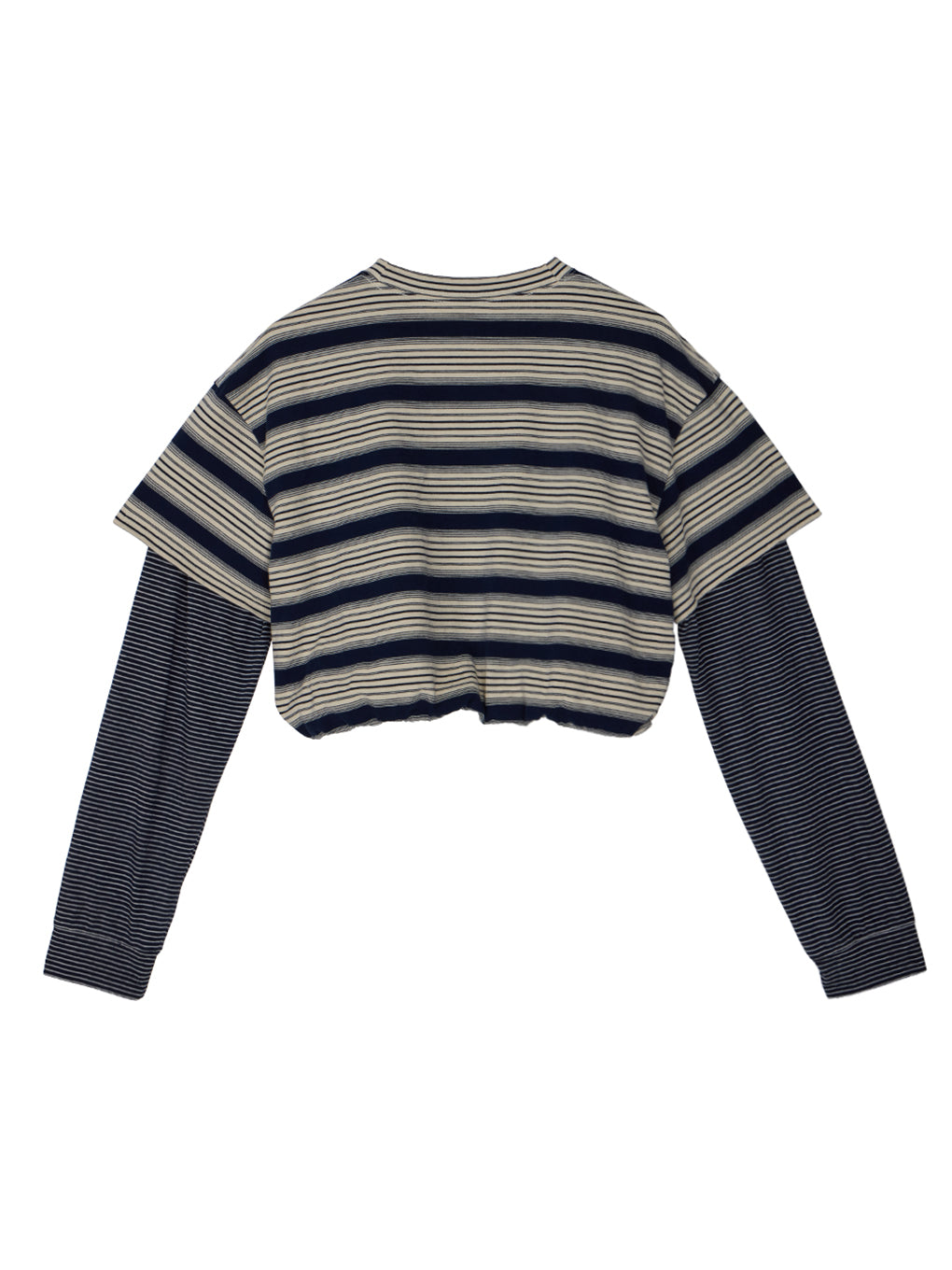 LAYERED BORDER LS TEE