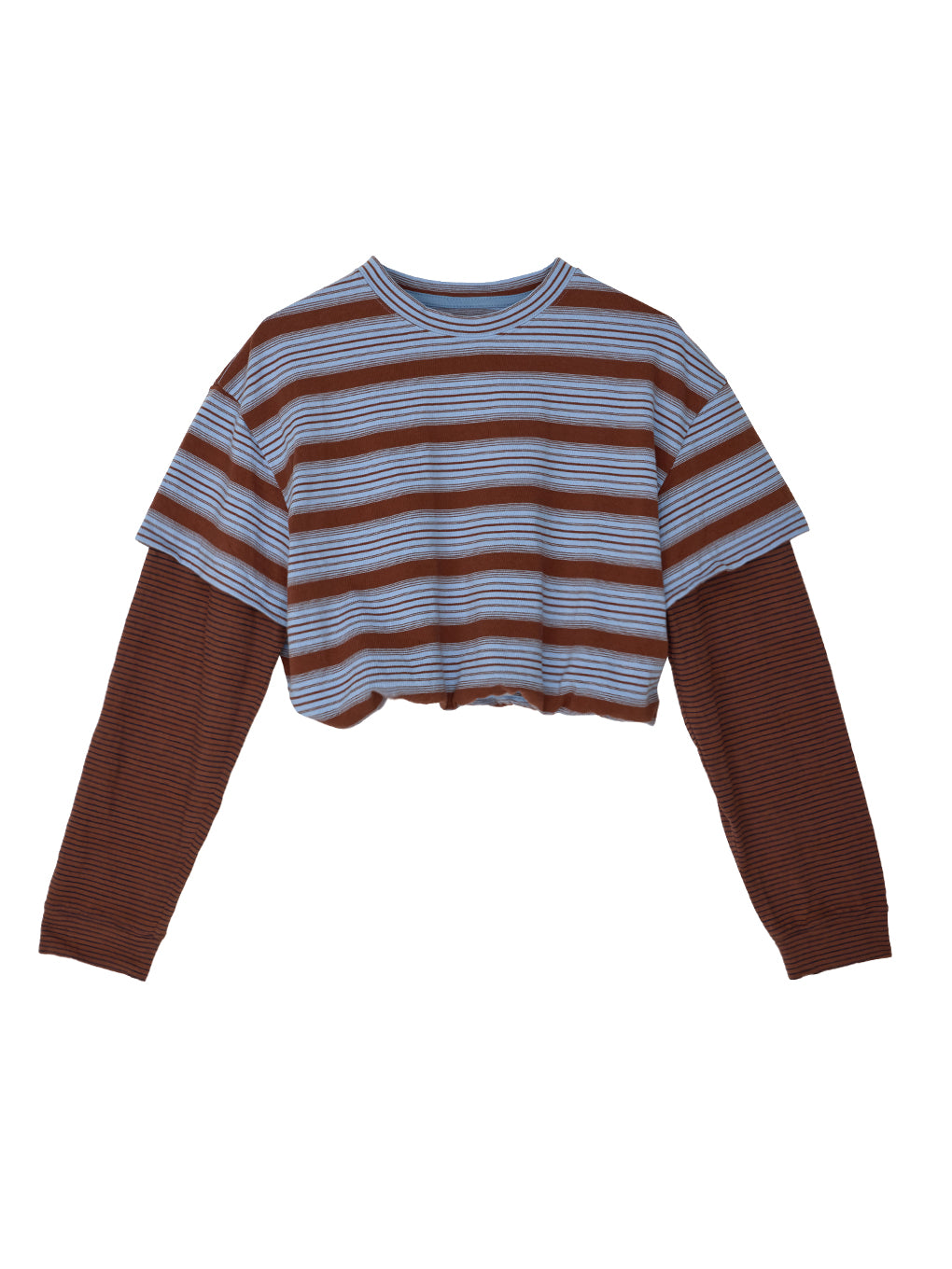 LAYERED BORDER LS TEE
