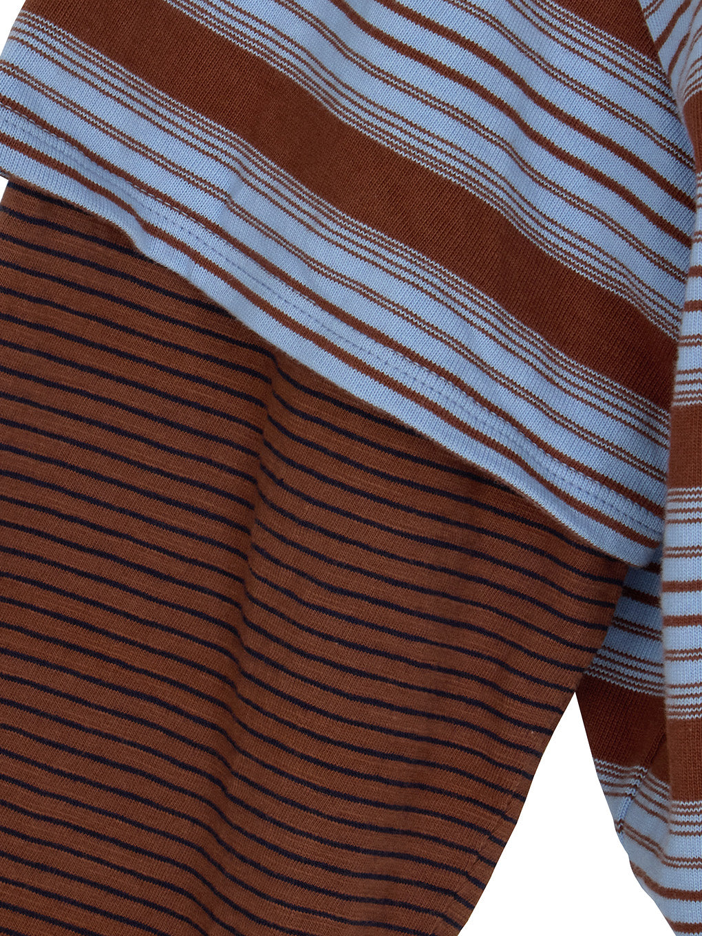 LAYERED BORDER LS TEE