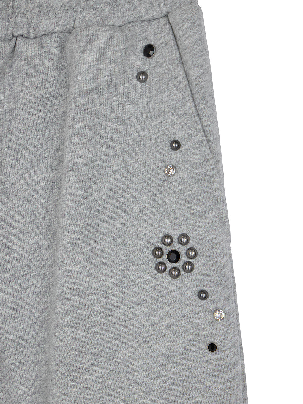 FRENCH TERRY STUDS PANTS