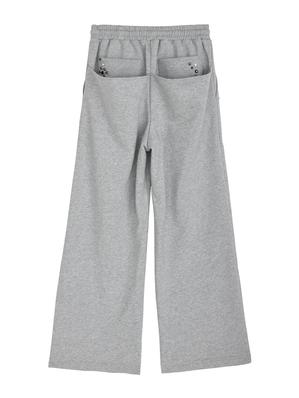 FRENCH TERRY STUDS PANTS