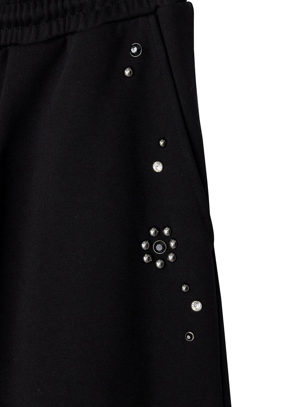 FRENCH TERRY STUDS PANTS