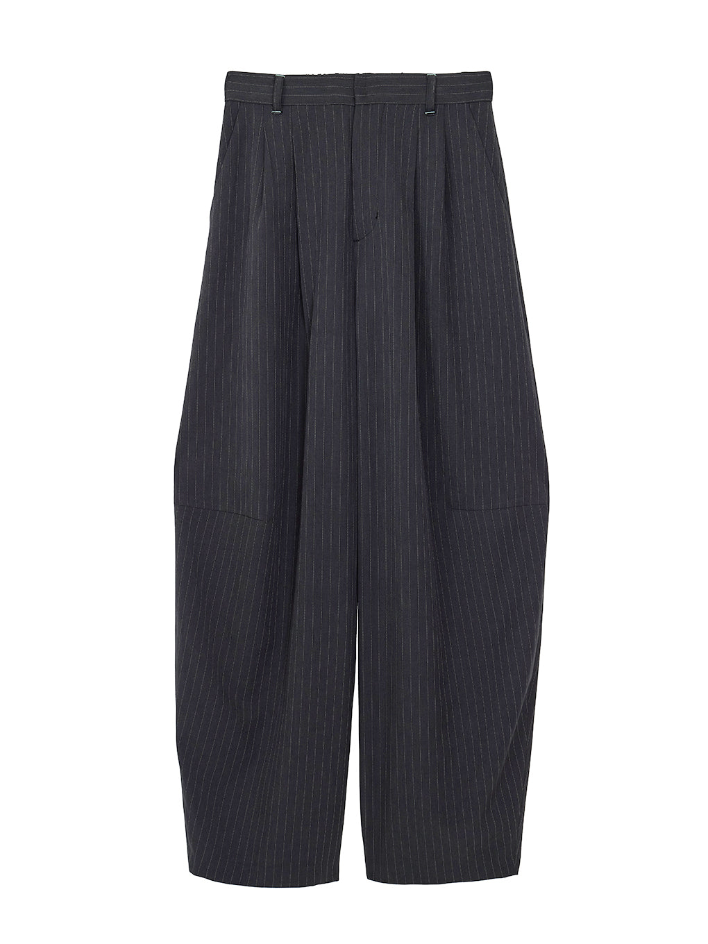 DEEP TUCK BARREL PANTS