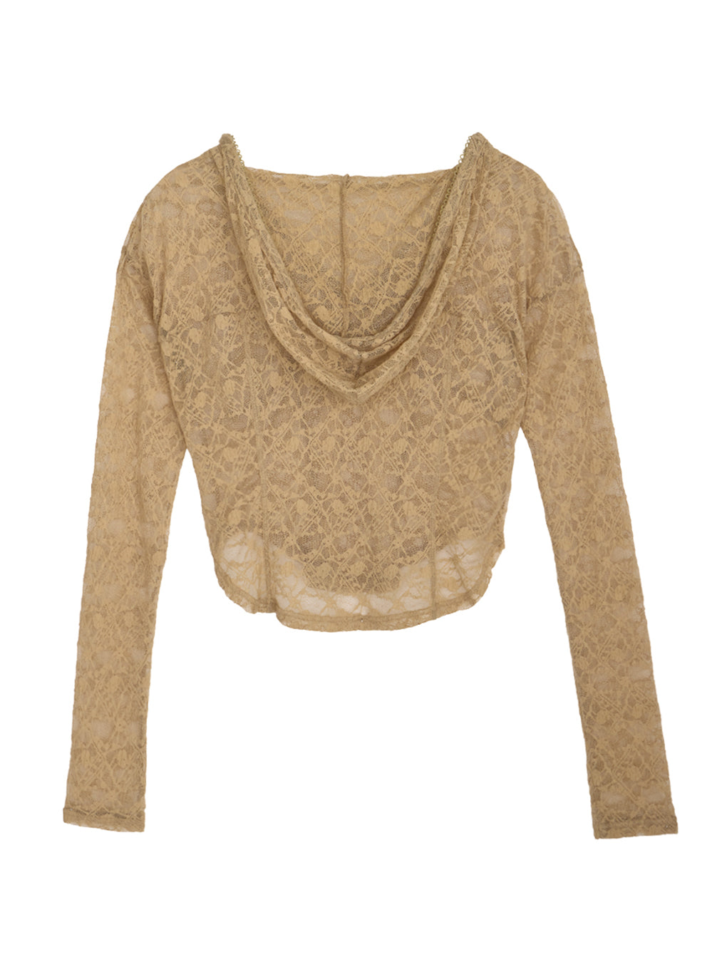 LACE HOODIE TOP