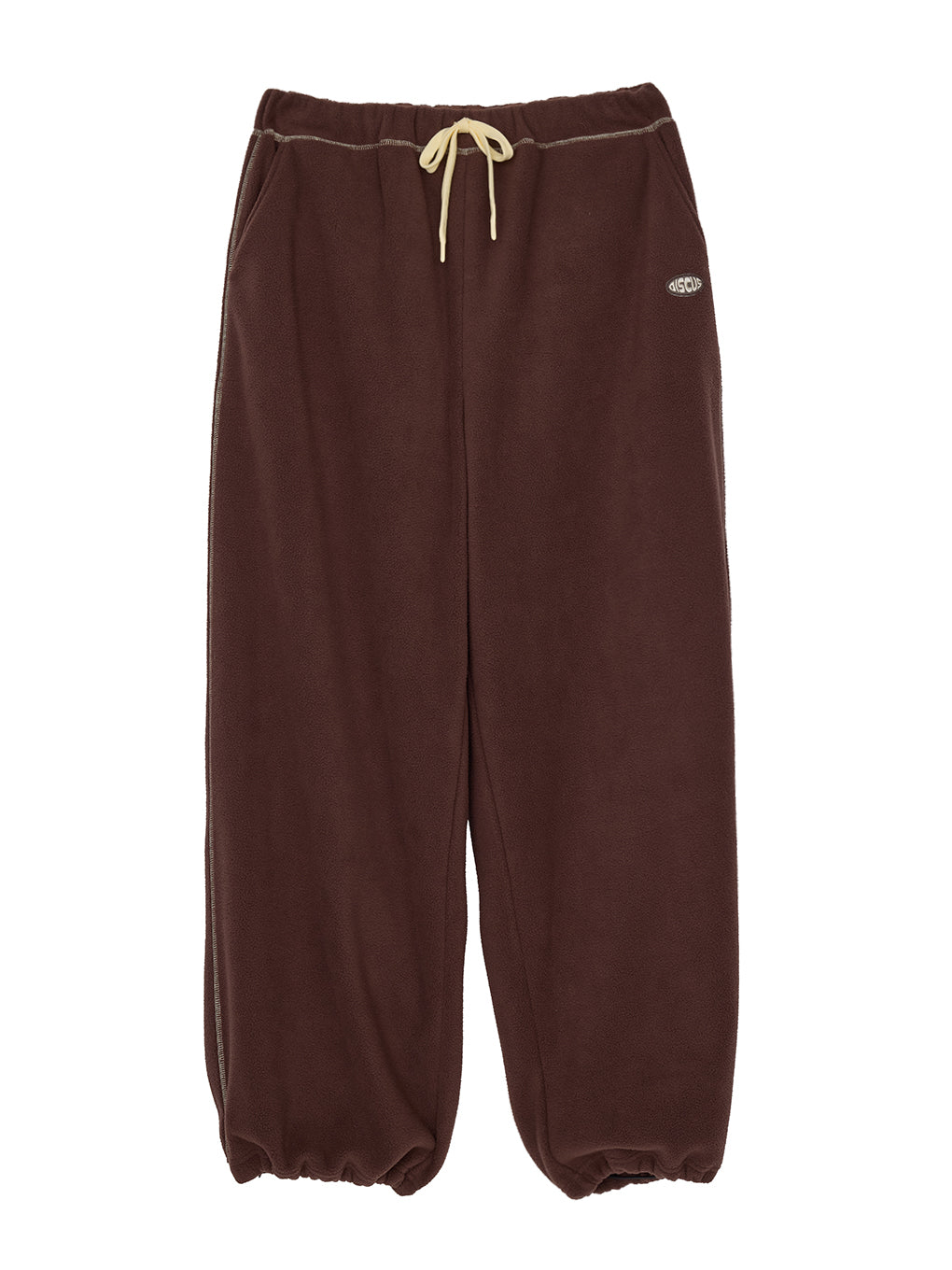 DISCUS FLEECE WIDE PANTS