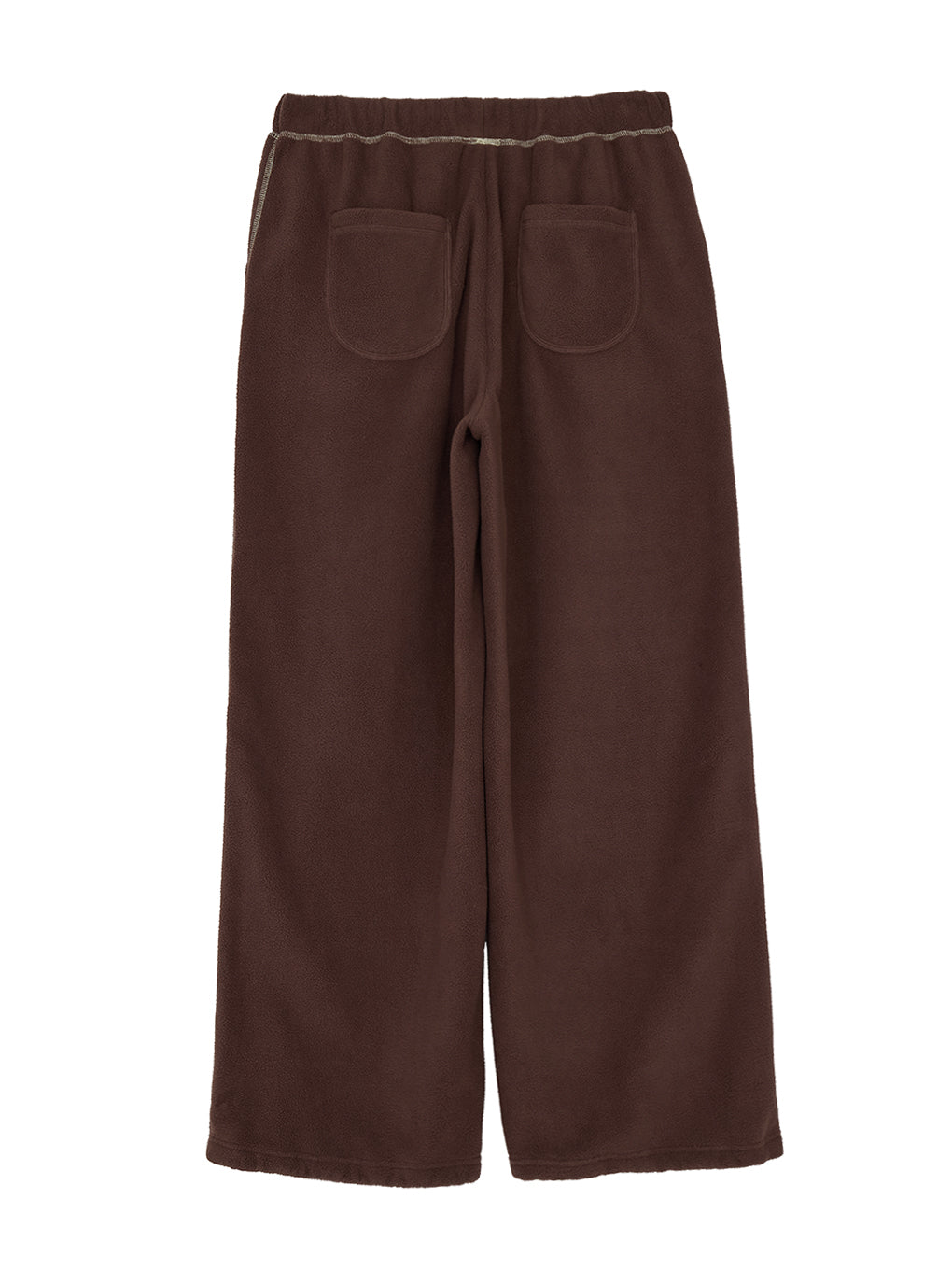 DISCUS FLEECE WIDE PANTS
