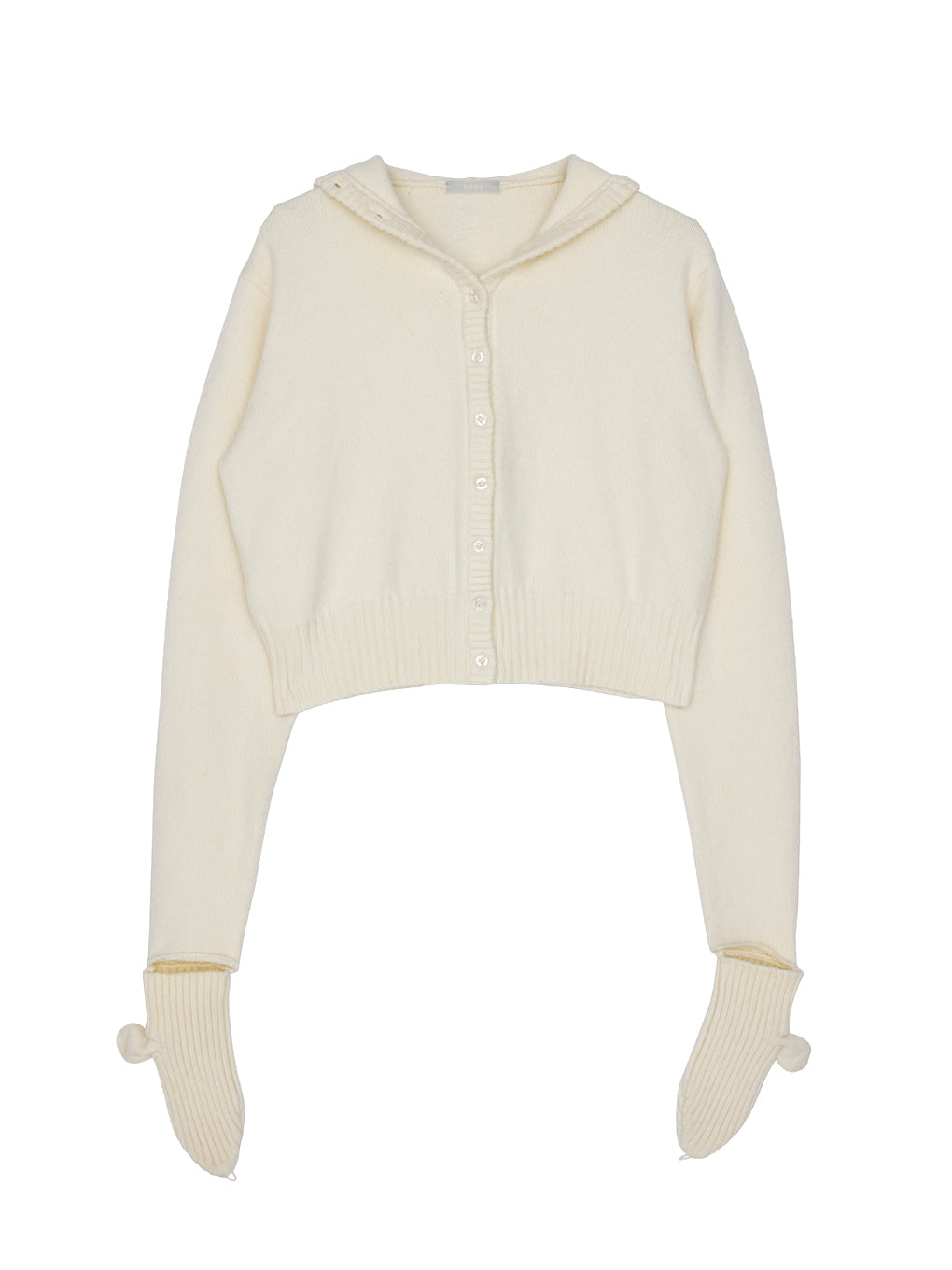 MITTENS KNIT HOODIE
