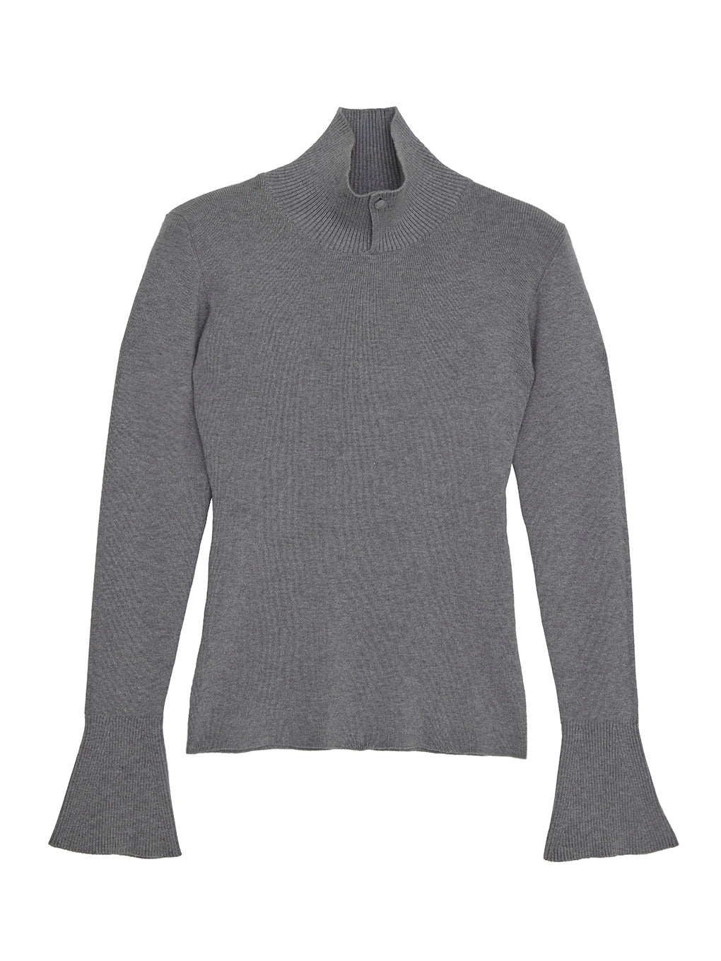 SLIT NECK KNIT TOP