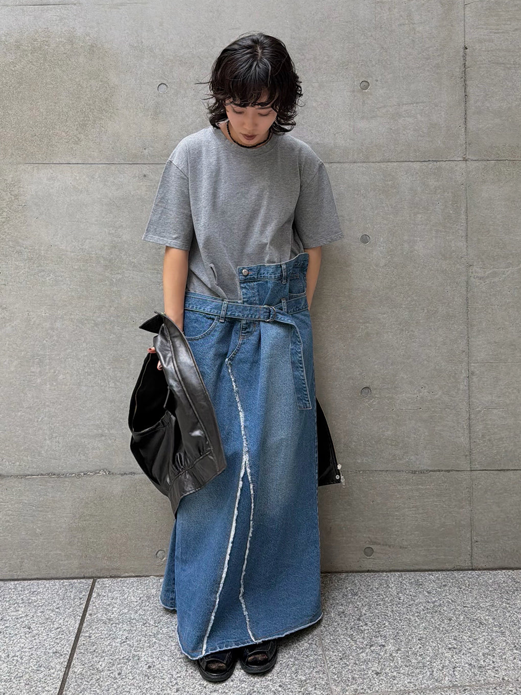 FRENCHTERRY DENIM OP