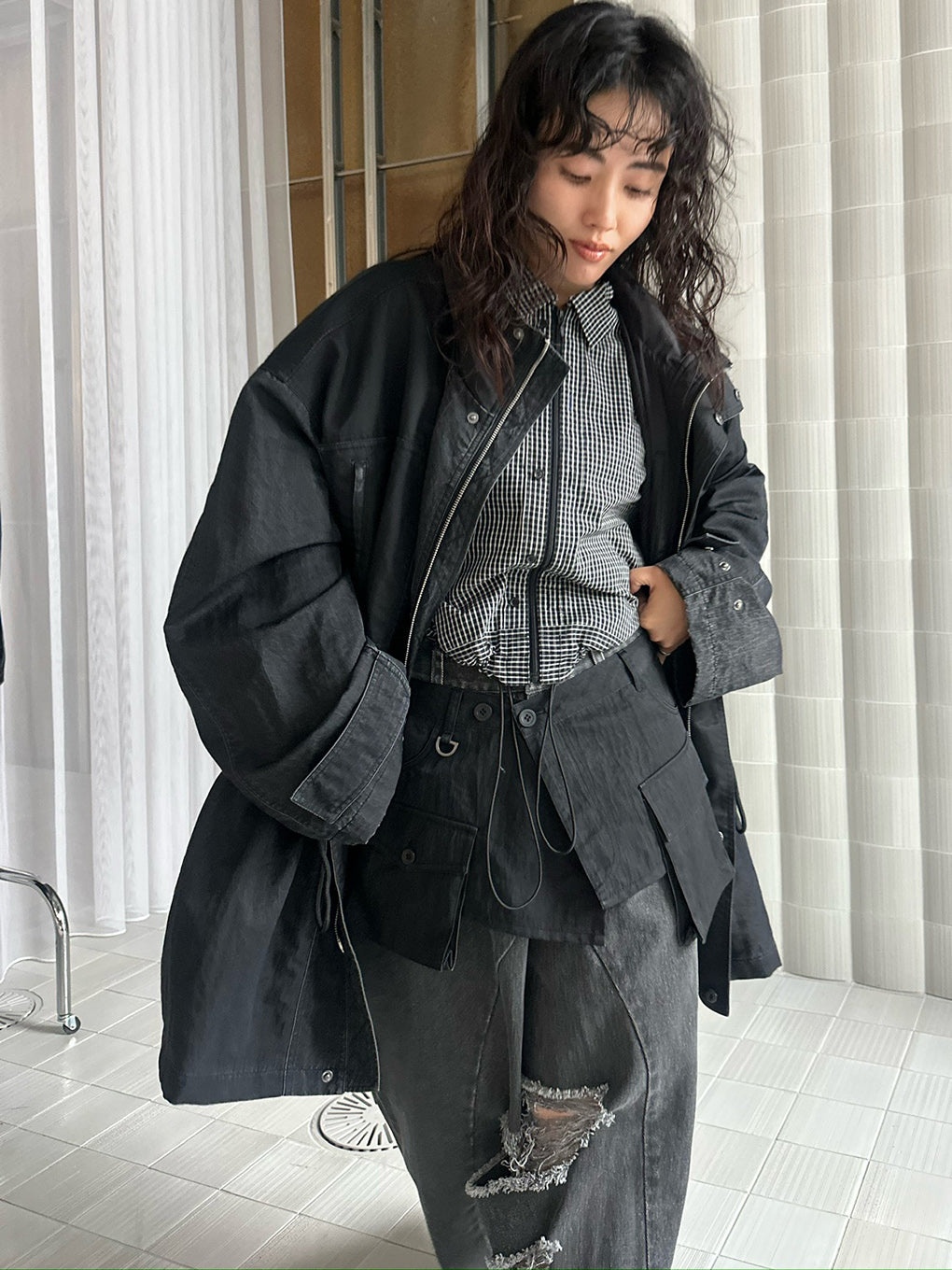 PIGMENT DYE M-65 JACKET