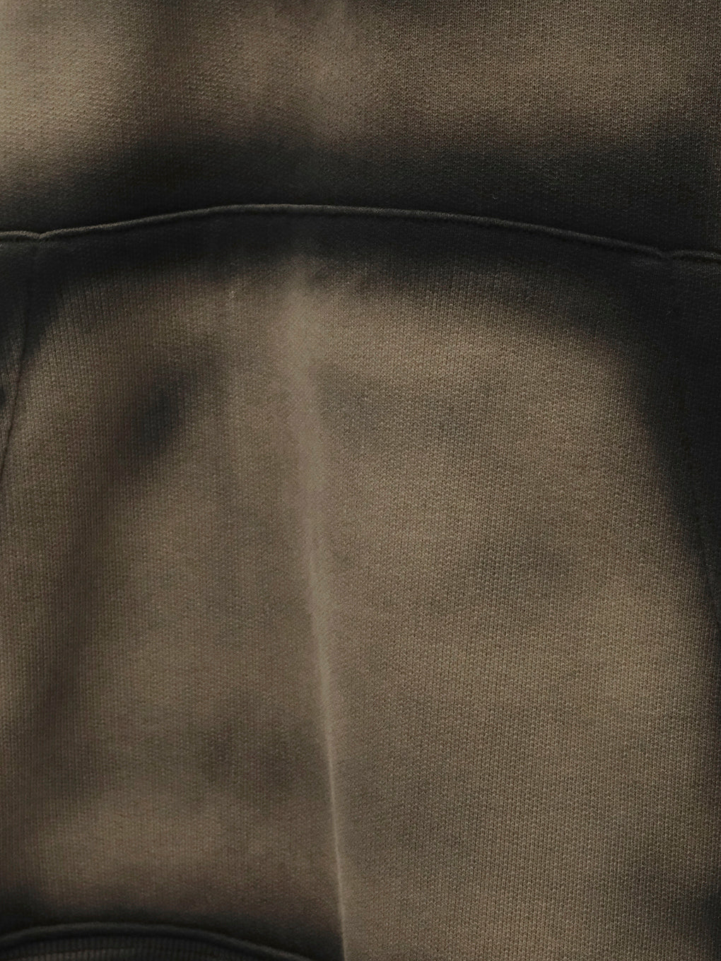 BLEACH DYE HALF ZIP HOODIE