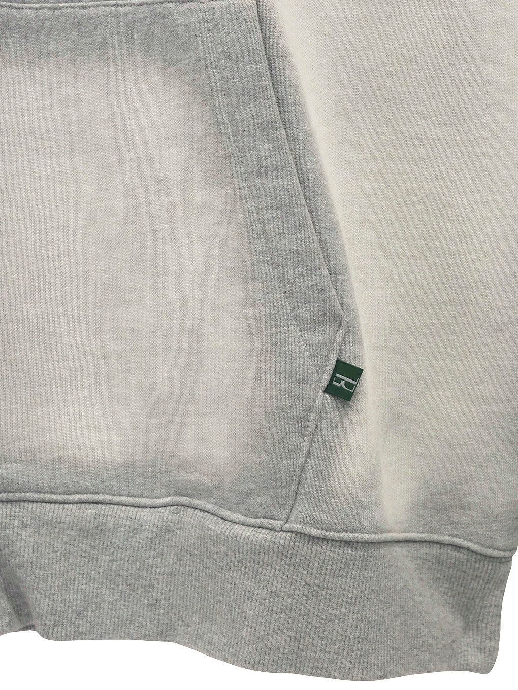 BLEACH DYE HALF ZIP HOODIE