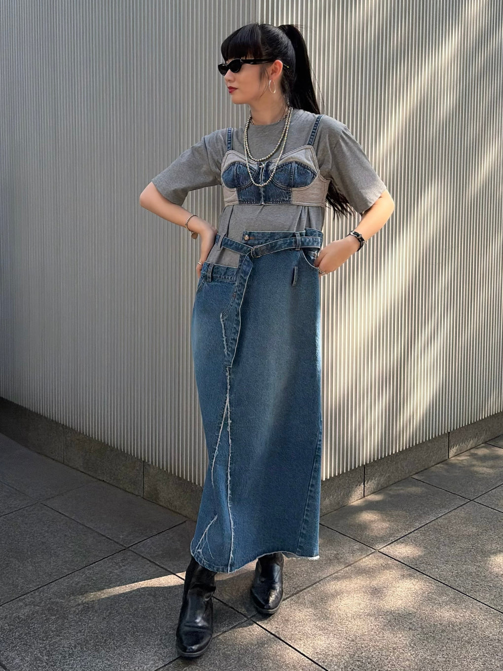 FRENCHTERRY DENIM OP