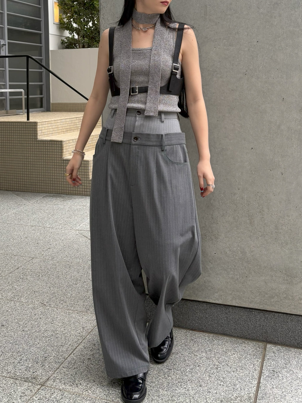 DOUBLE LOW WAIST PANTS