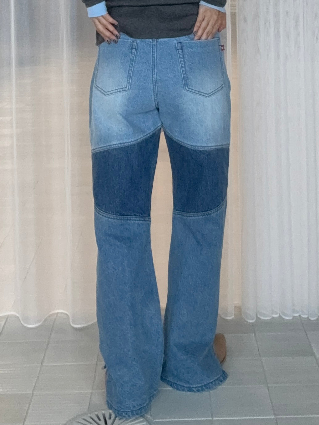 SEAM BOOT CUT E37 DENIM