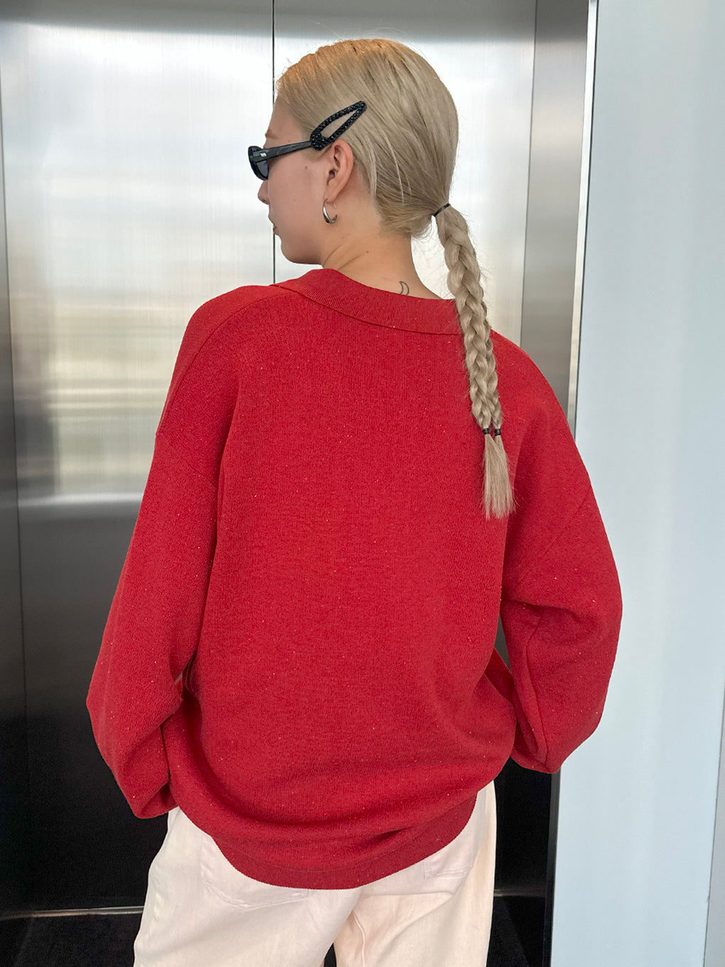 NEP KNIT OVER SHIRT
