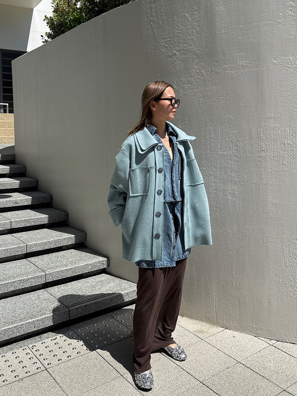 SEPARATE DENIM TUNIC