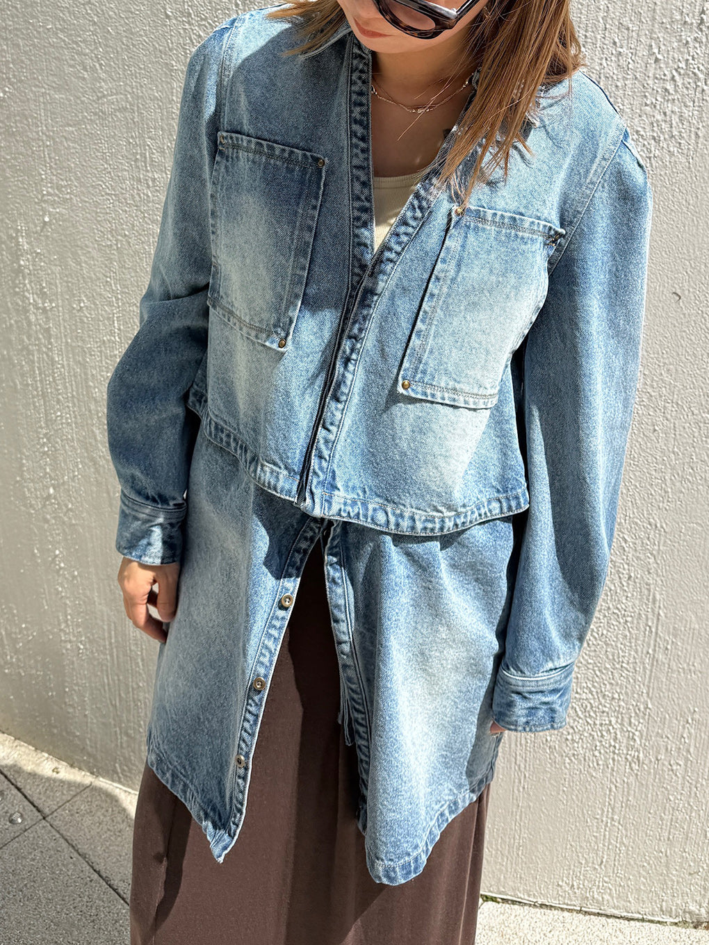 SEPARATE DENIM TUNIC