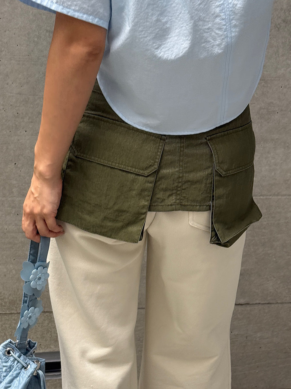 PIGMENT DYE UTILITY APRON