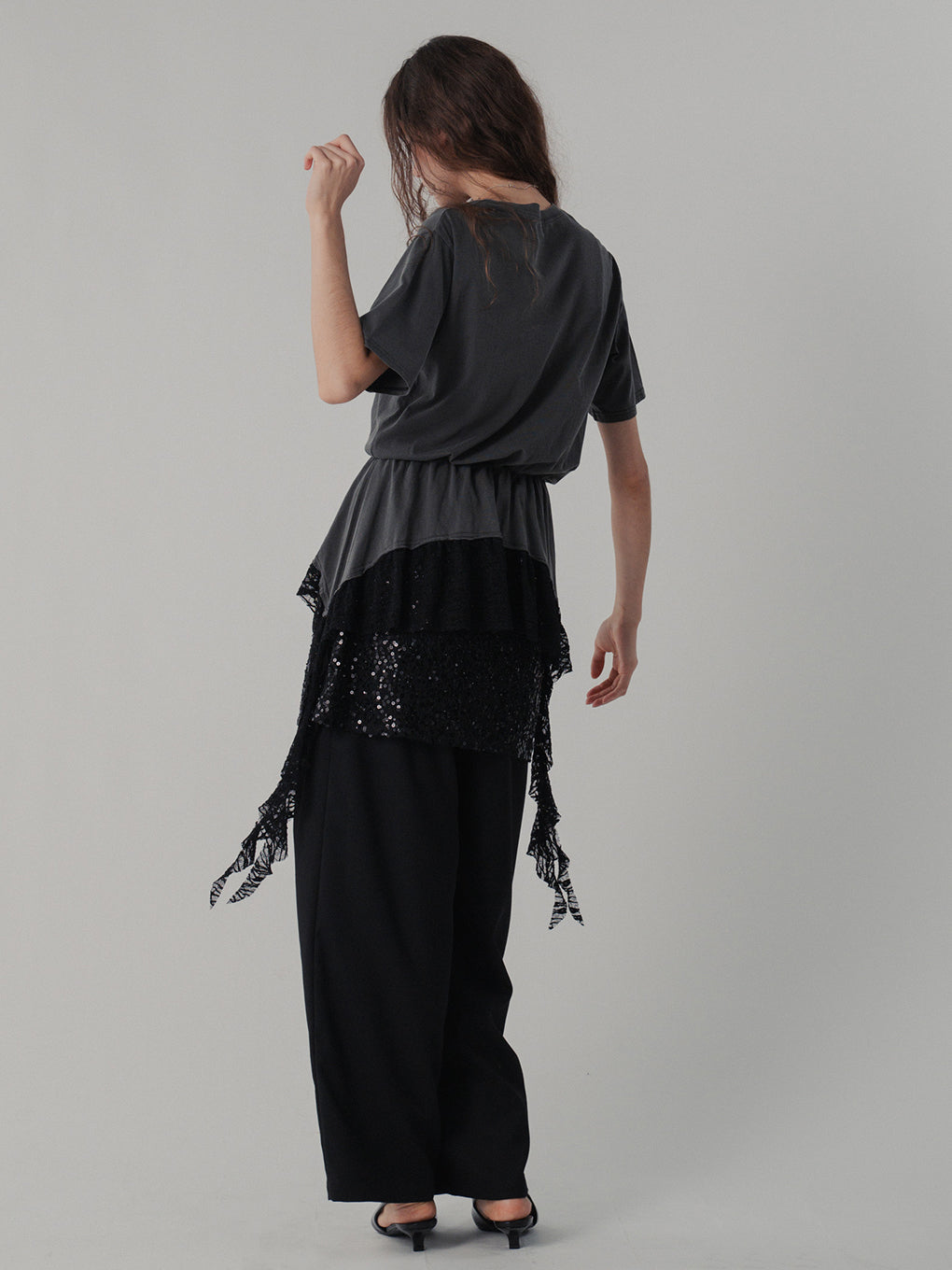 HEM LACE TEE