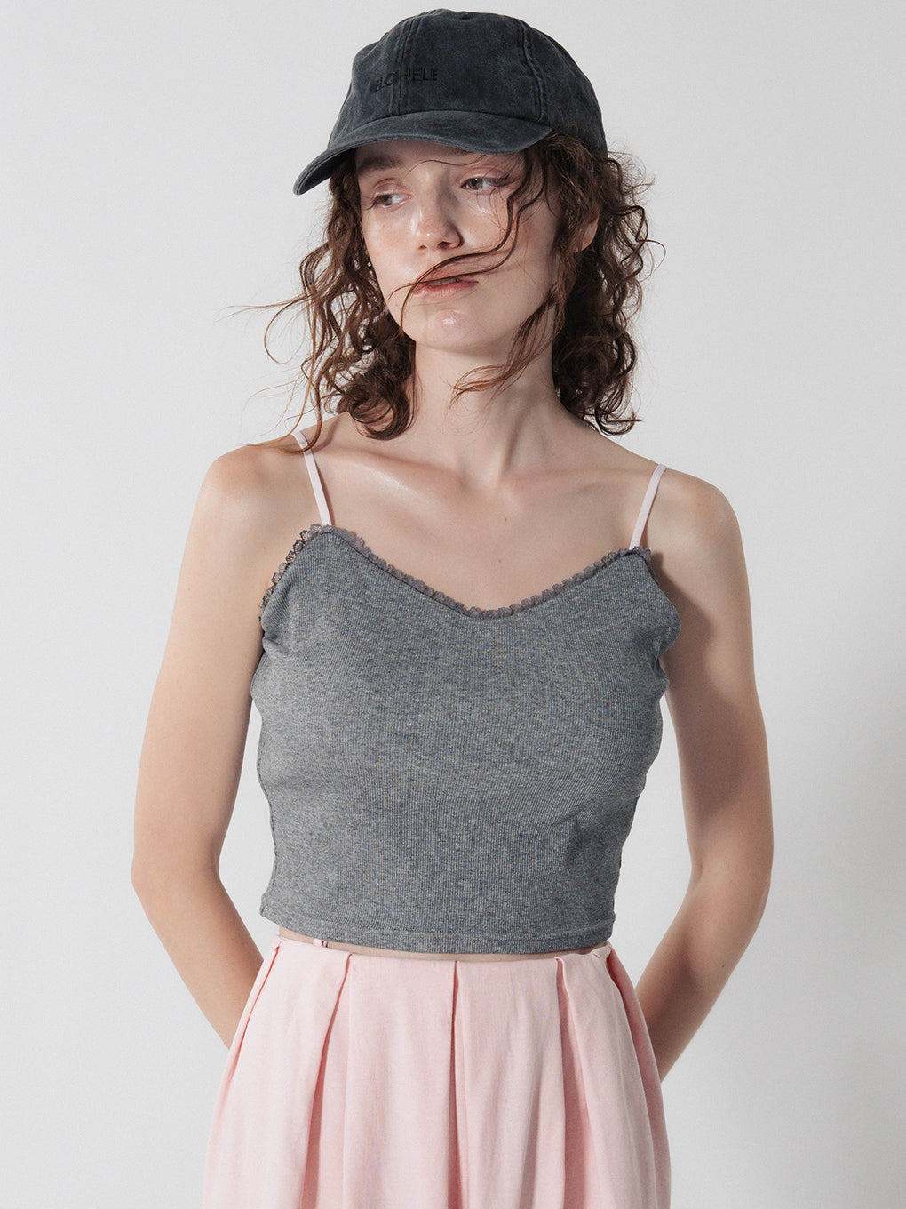 LACE TRIM BRA TOP