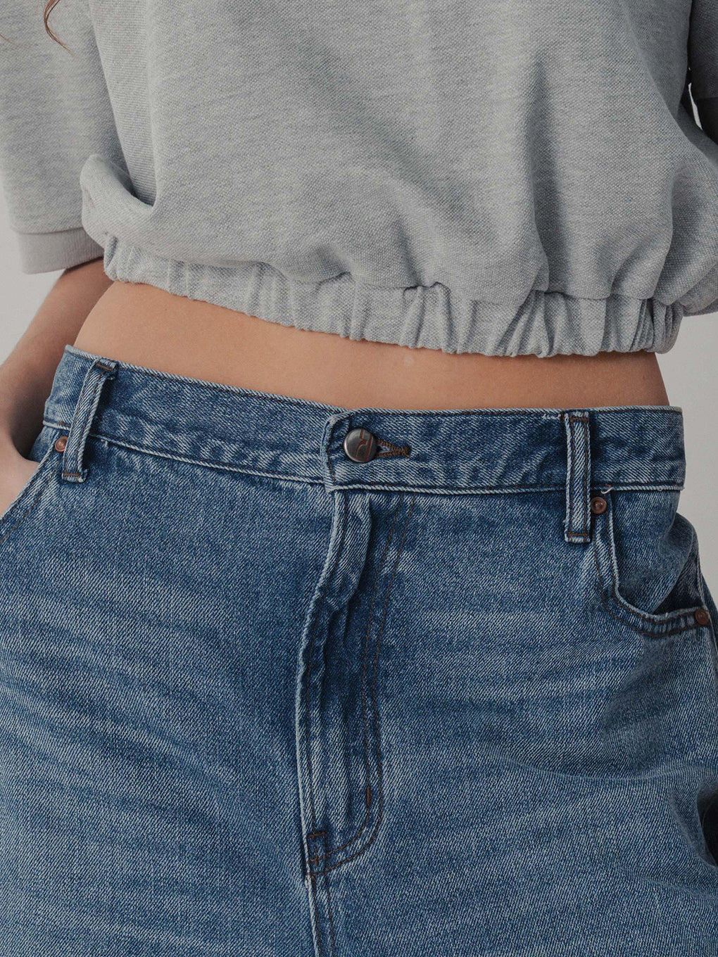 CROPPED POLO TEE