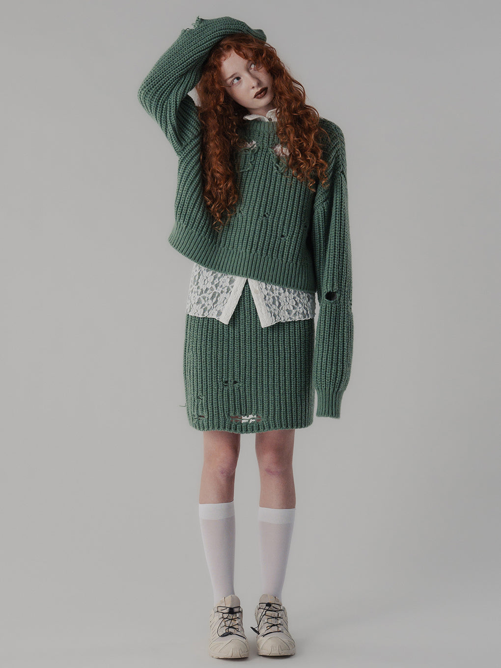 BOROBORO KNIT PULLOVER