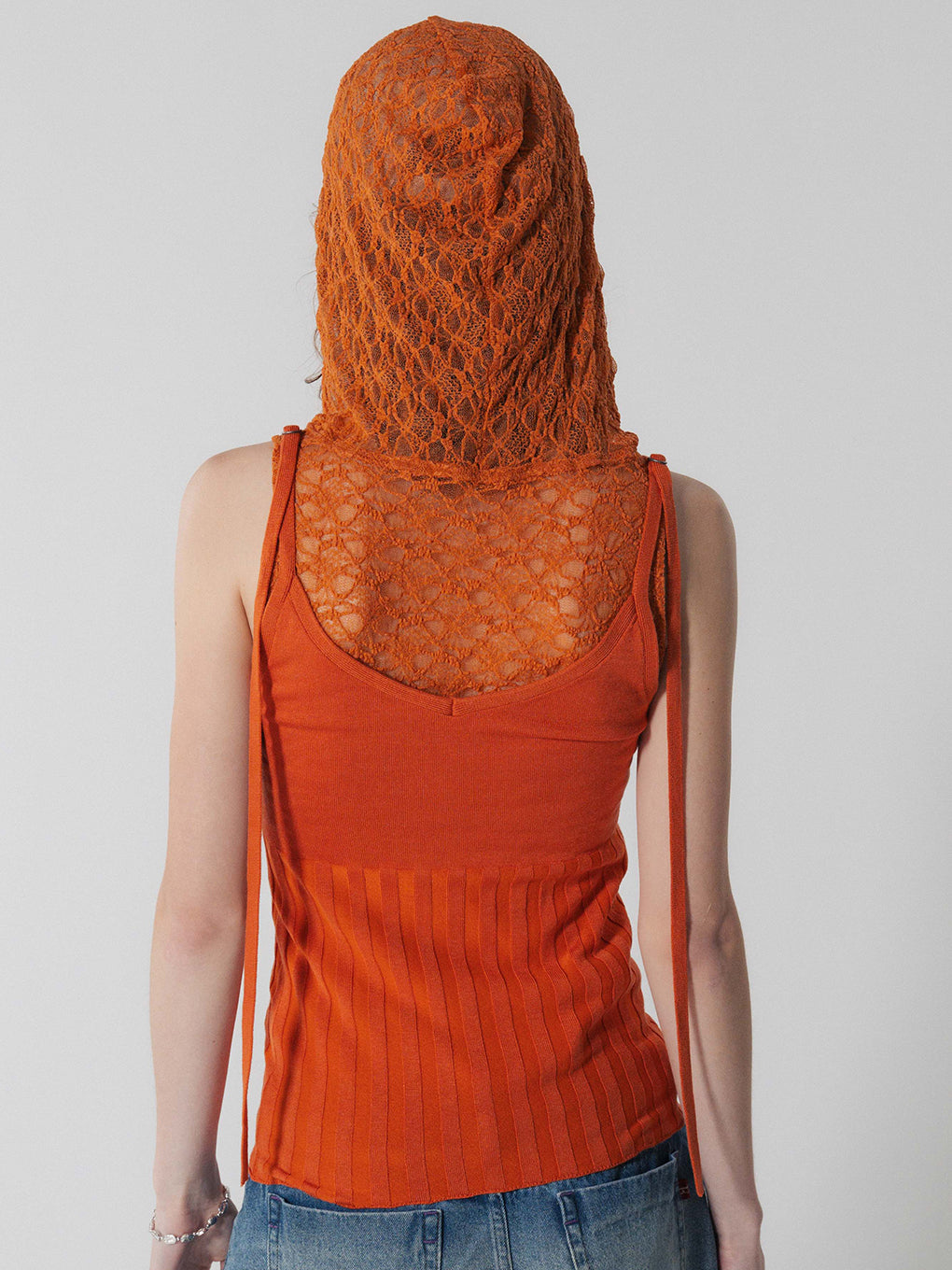 LACE HOODIE NS TOP