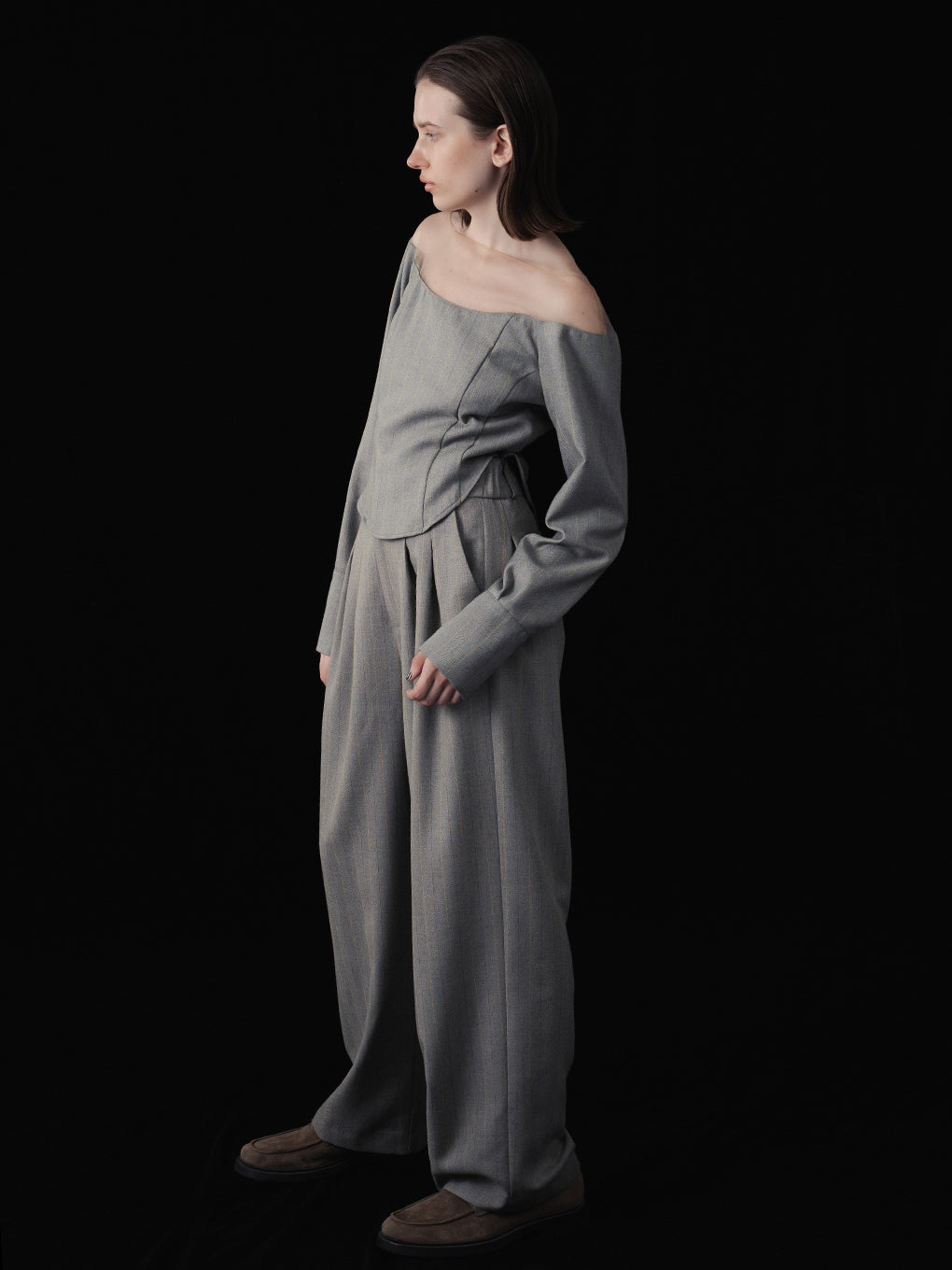 HIGH WAIST WIDE PANTS