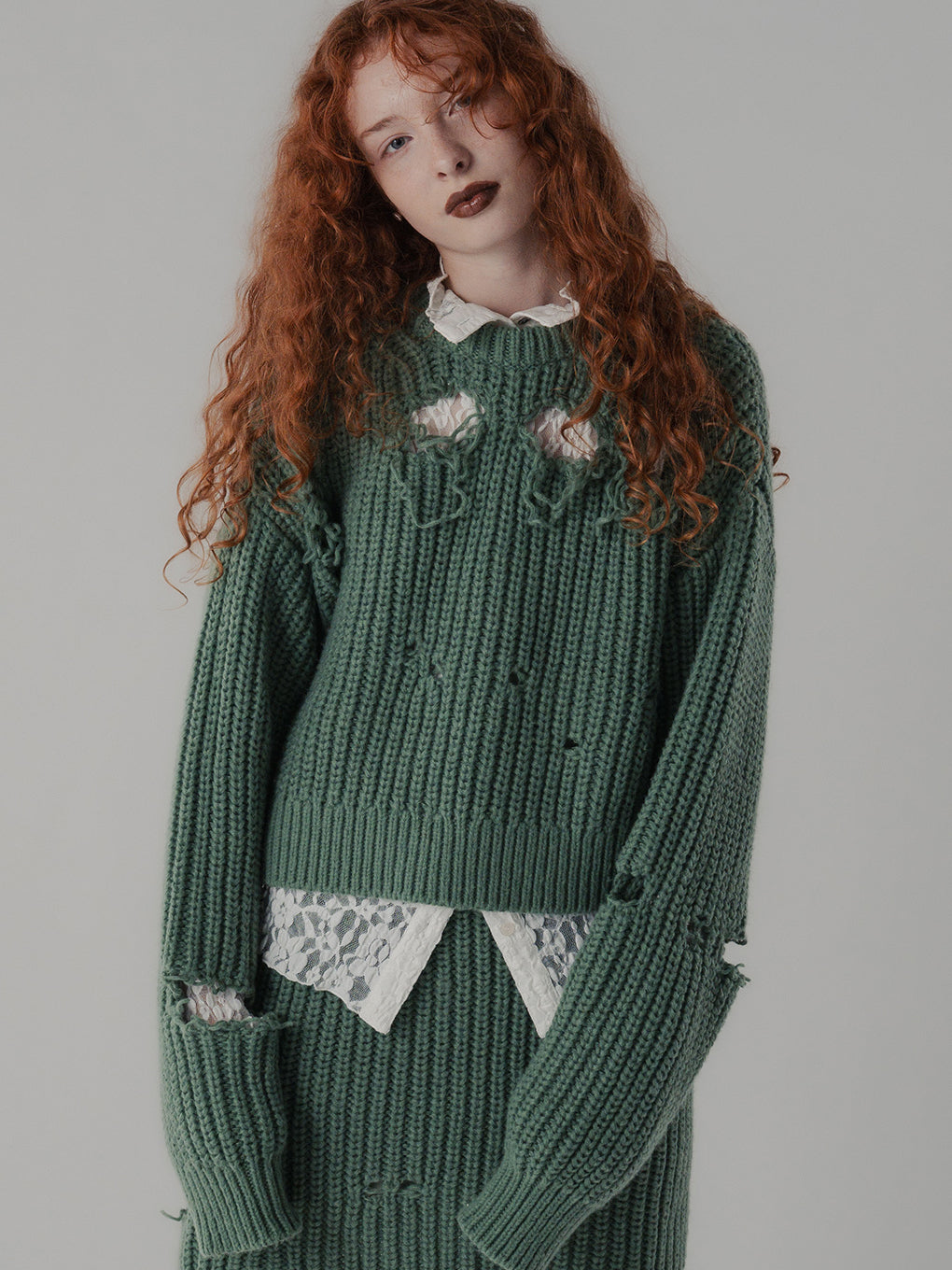 BOROBORO KNIT PULLOVER