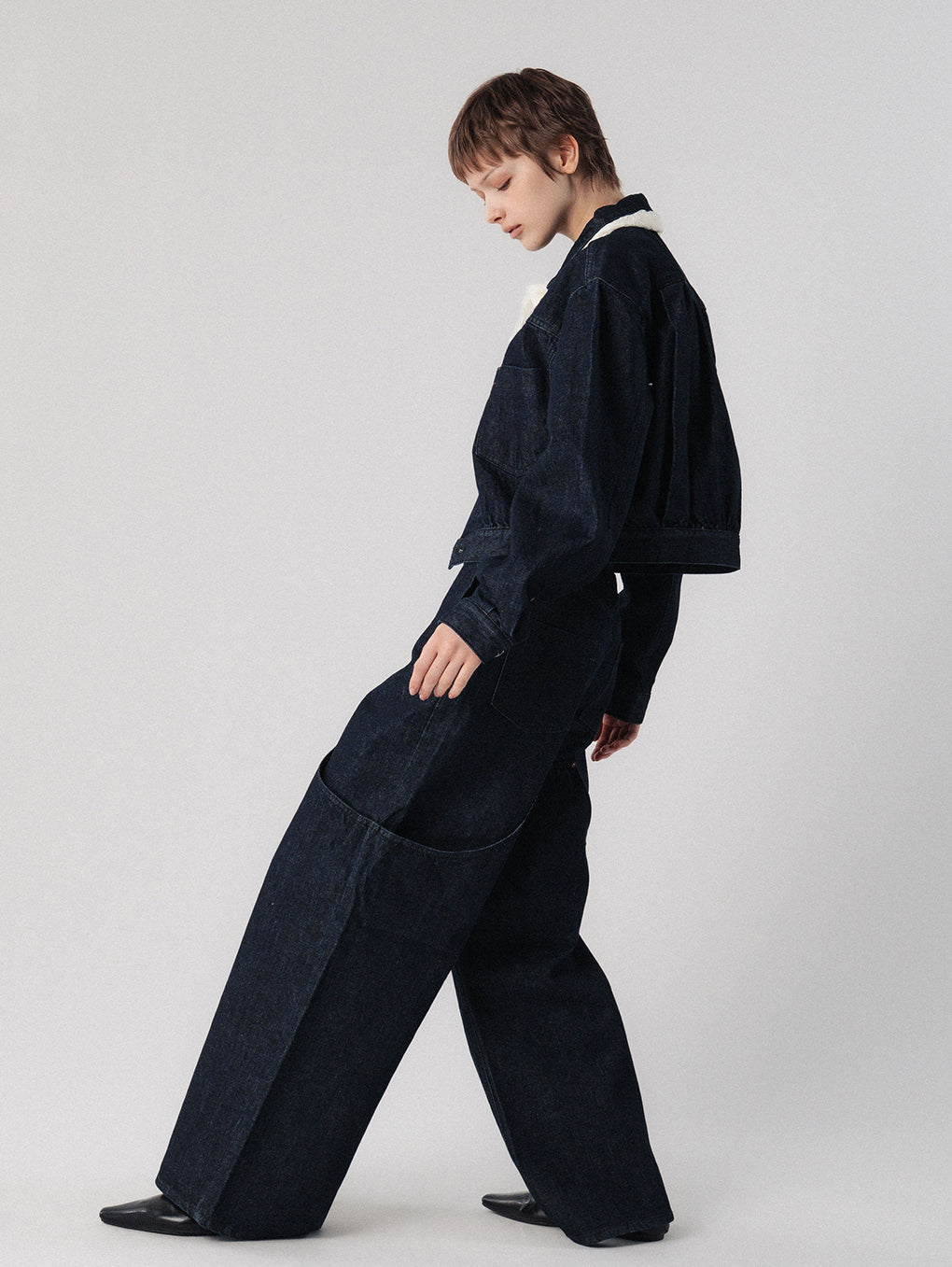 DOUBLE KNEE EXL DENIM