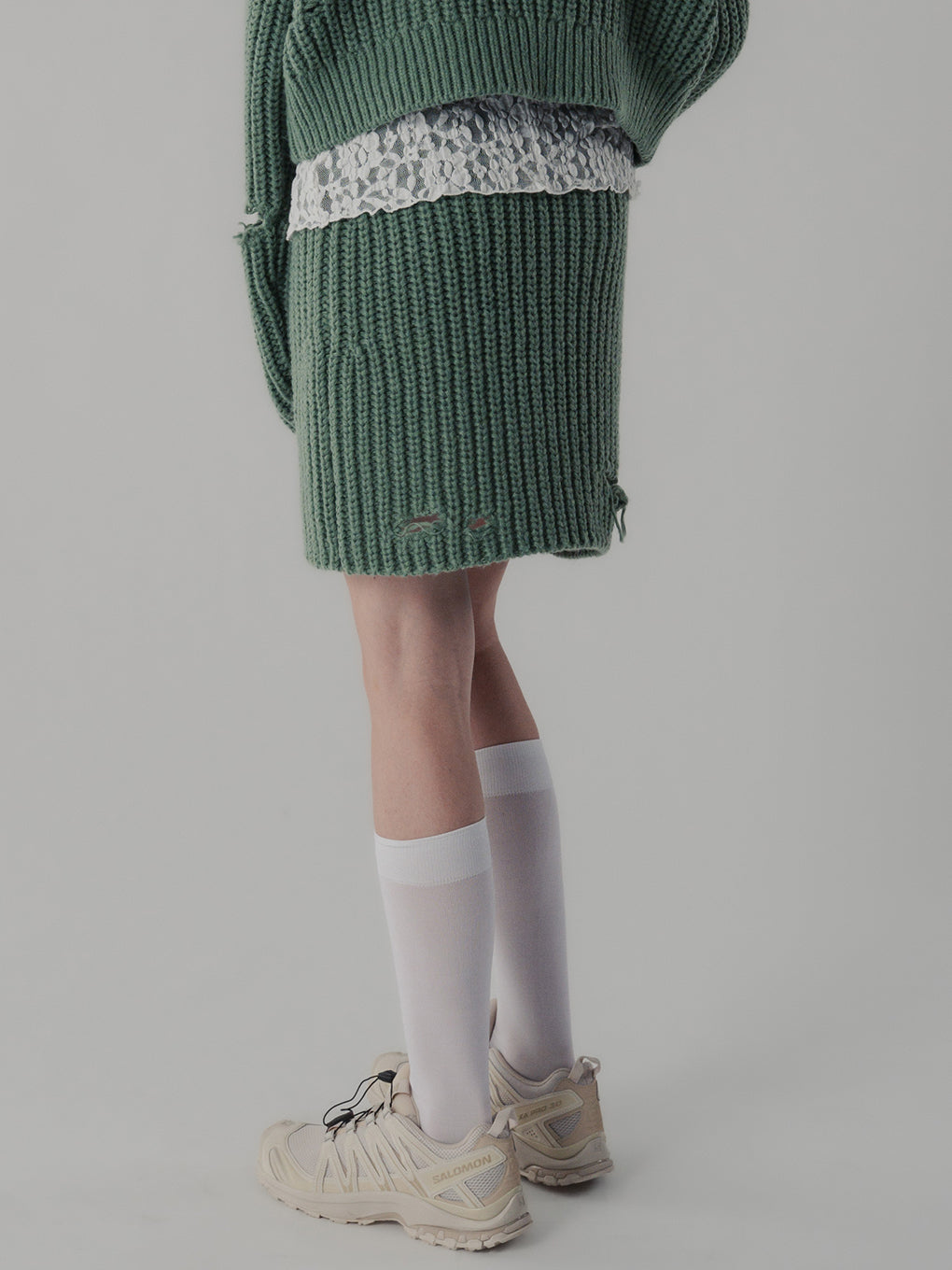 BOROBORO KNIT SKIRT