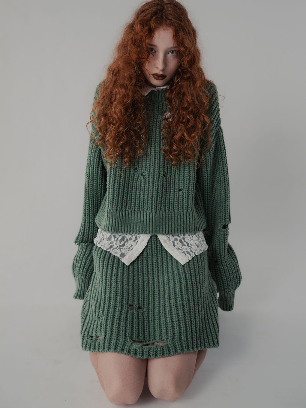 BOROBORO KNIT PULLOVER