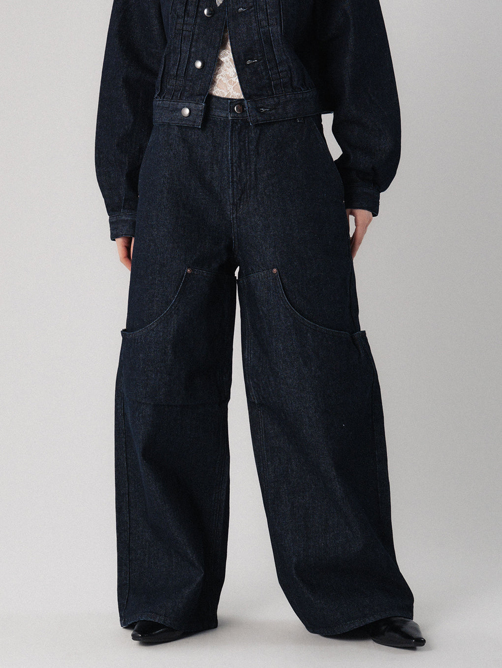 DOUBLE KNEE EXL DENIM
