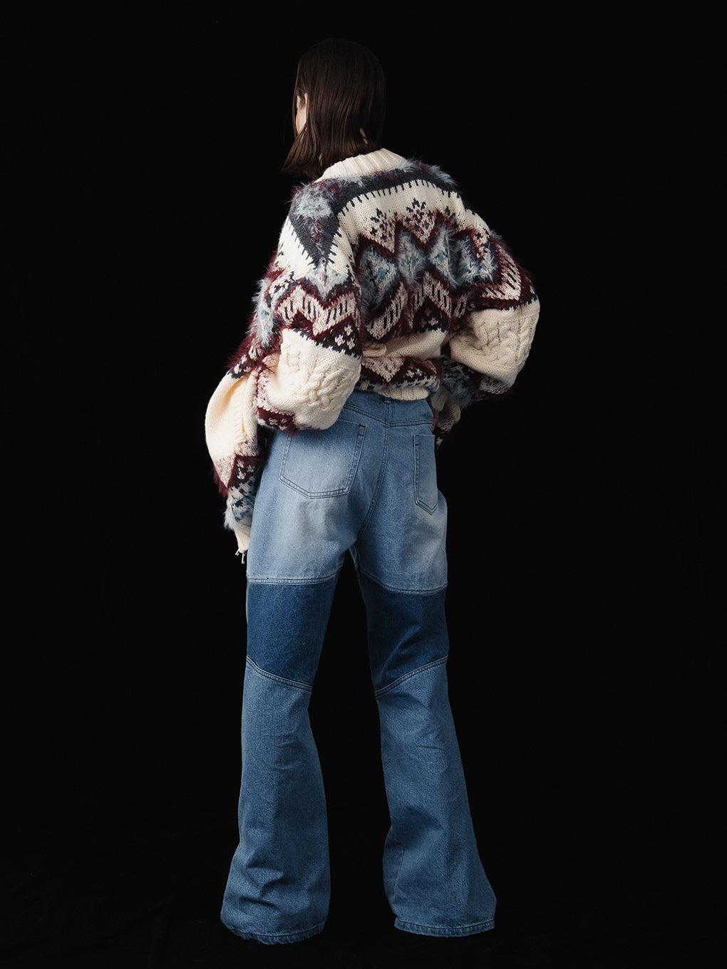 SEAM BOOT CUT E37 DENIM