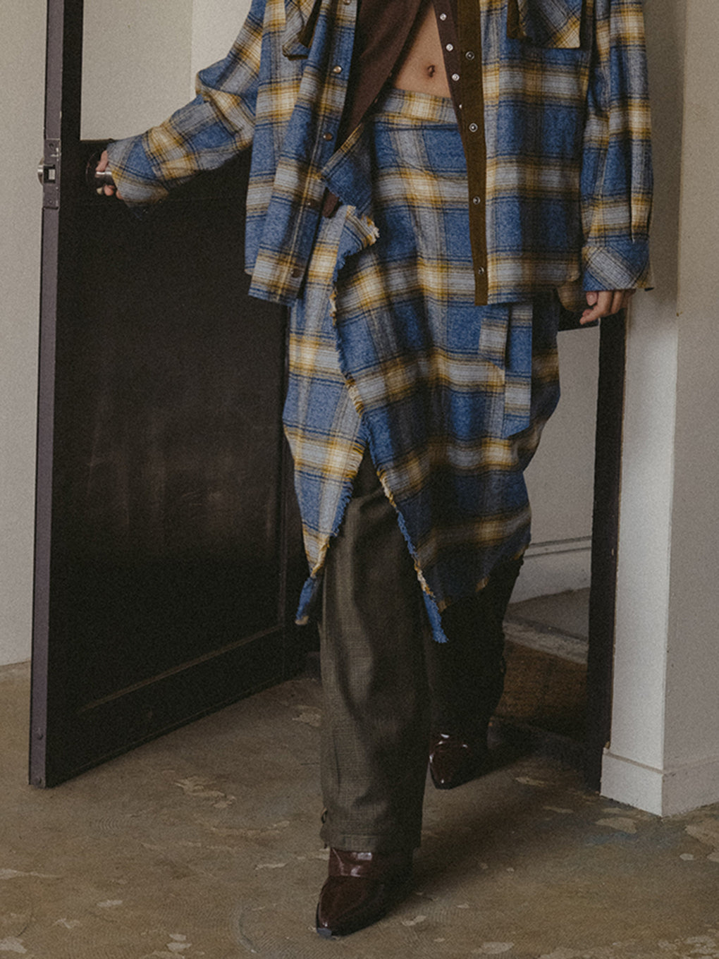 LACE UP BARREL PANTS