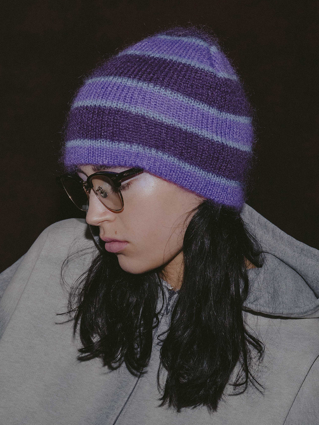 MOHAIR KNIT CAP