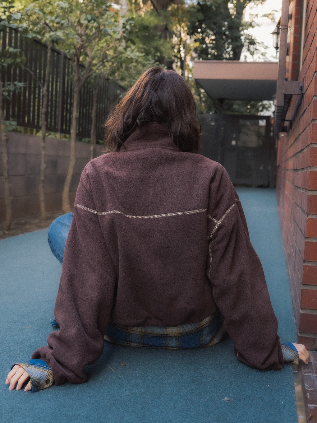 DISCUS FLEECE  HALF ZIP PULLOVER