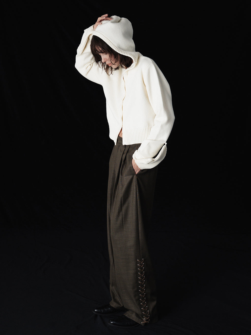 LACE UP BARREL PANTS