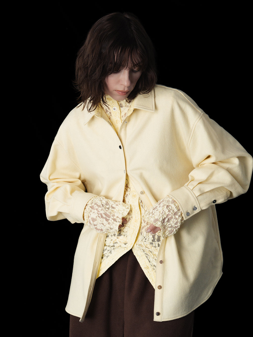 ASSORT BUTTON SAXONY SHIRT