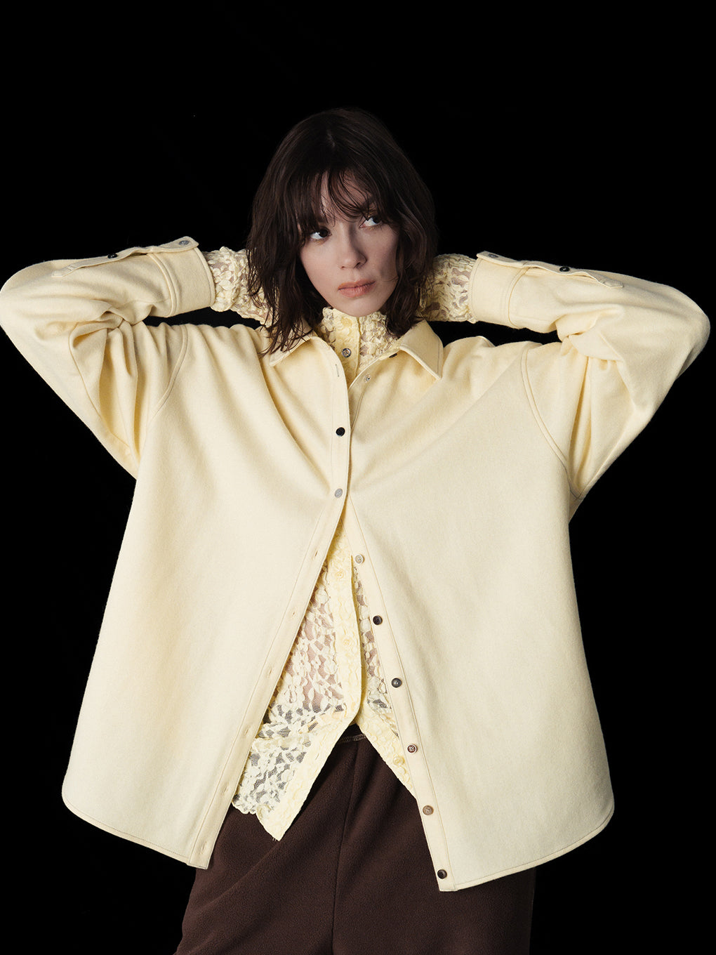 ASSORT BUTTON SAXONY SHIRT