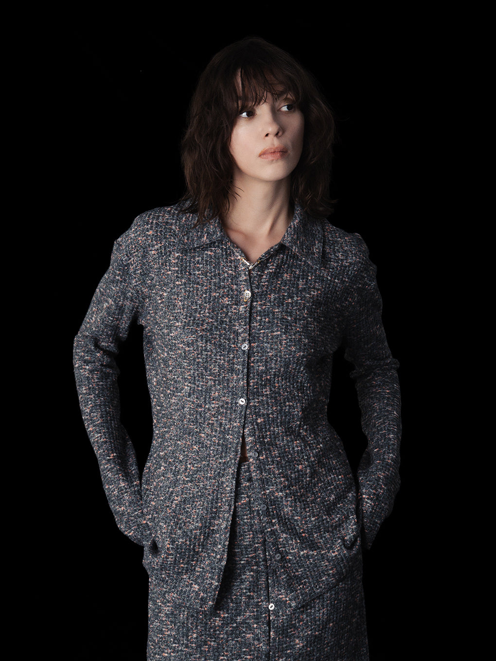 ジャケット・アウター ELCHELE / DADDY CHECK ZIP UP SHIRT ELCHELE】DADDY CHECK ZIP UP SHIRT - メルカリ