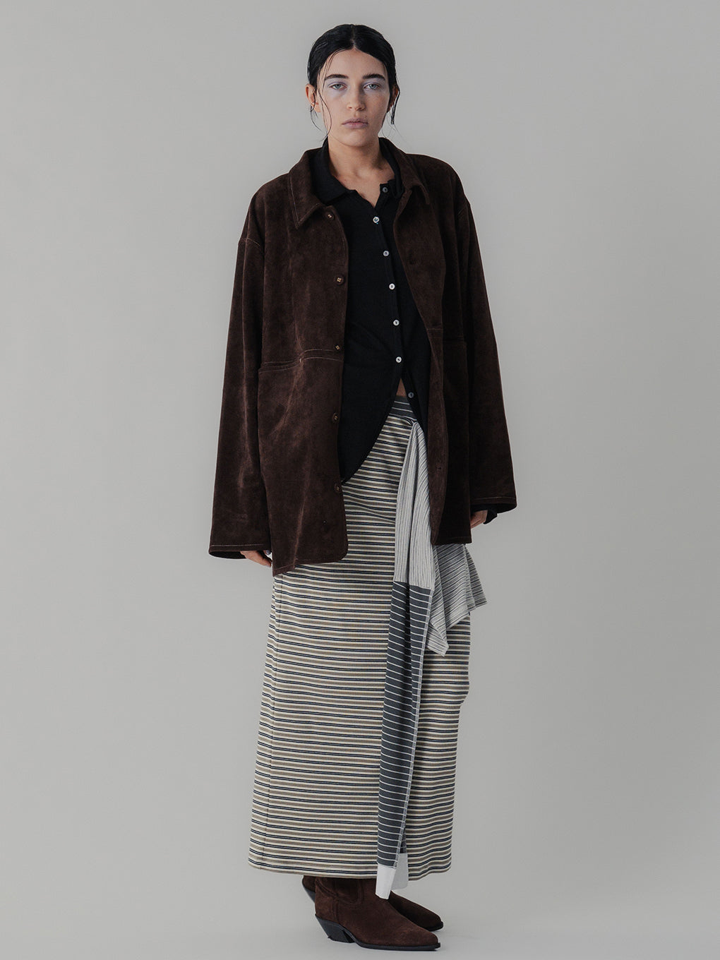 #2 SYNTHETIC SUEDE SHIRT